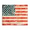 Stupell Industries Rustic American Flag Canvas Wall Art